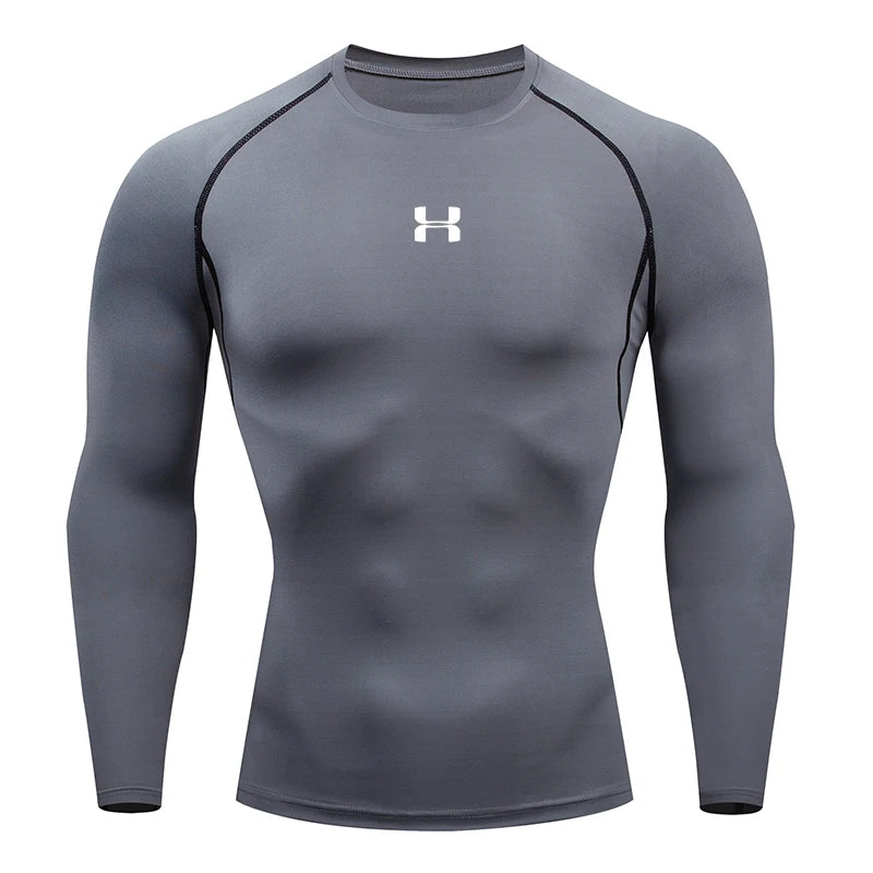 Men's Long Sleeve Sports Top – Compression and Optimal Support