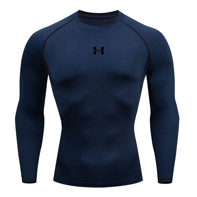 Men's Long Sleeve Sports Top – Compression and Optimal Support