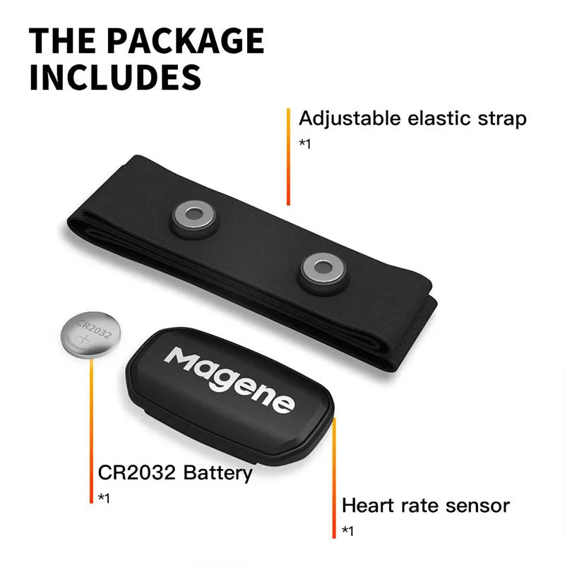 Magene H303 Heart Rate Monitor – Bluetooth/ANT+ Chest Strap