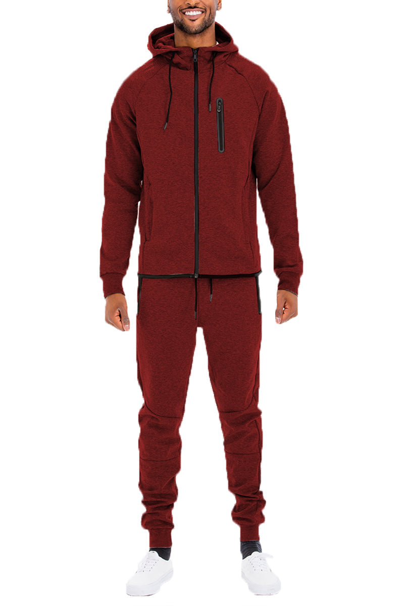 Dynamic Solid Sweat Set-9