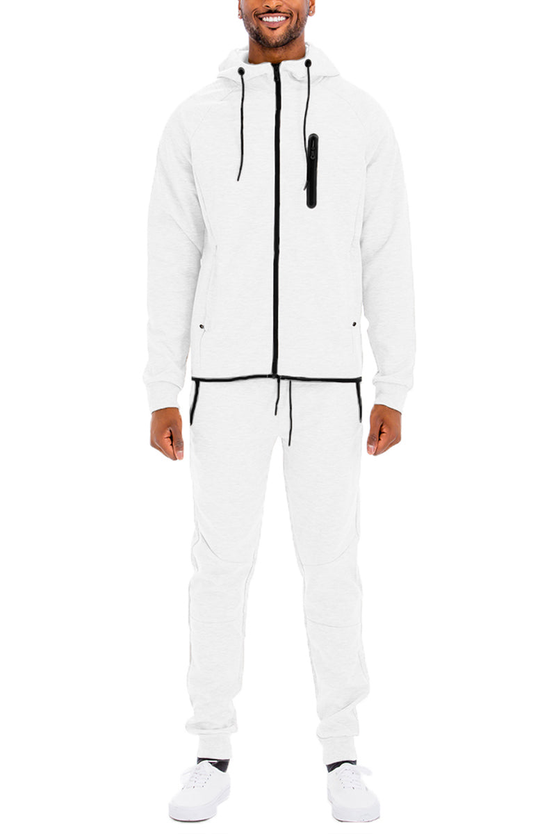 Dynamic Solid Sweat Set-17