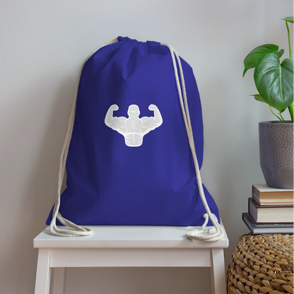 Drawstring Bag - royal blue