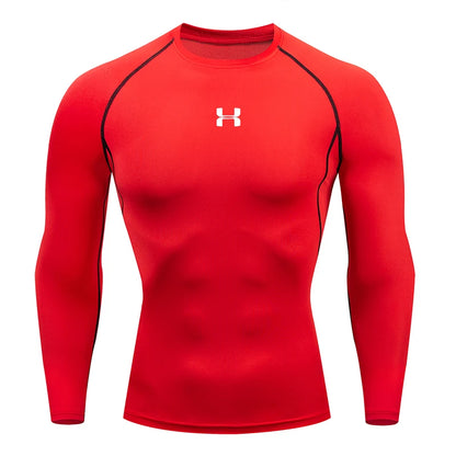Men's Long Sleeve Sports Top – Compression and Optimal Support 