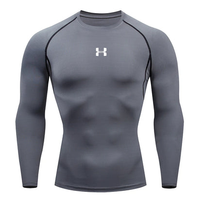 Men's Long Sleeve Sports Top – Compression and Optimal Support 