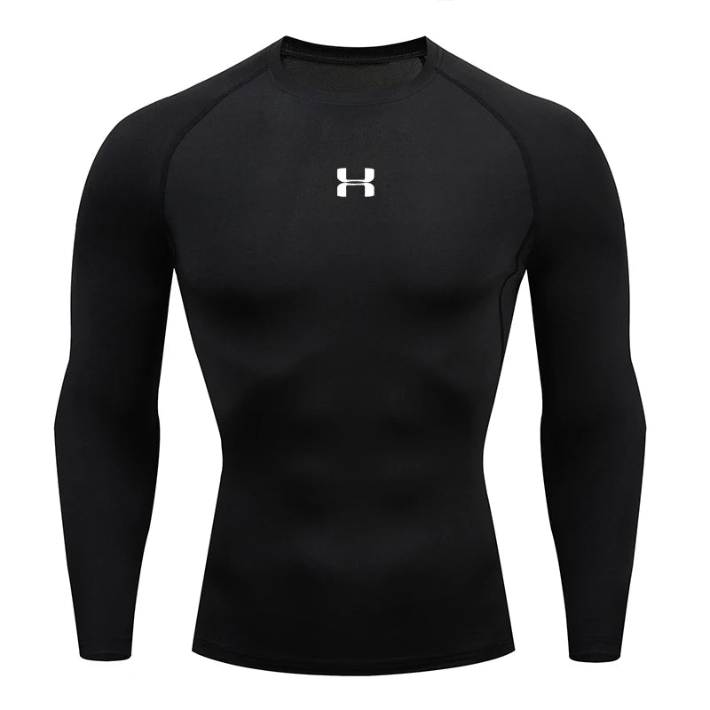 Men's Long Sleeve Sports Top – Compression and Optimal Support 