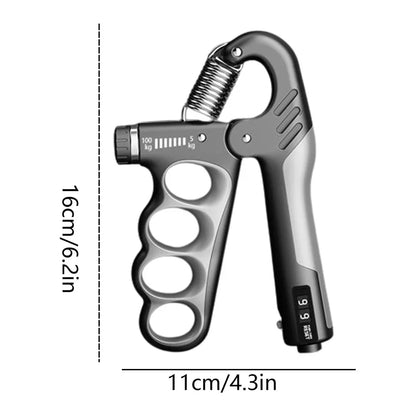 Adjustable Resistance Gripper with Counter – 5 to 100 KG – Hand and Forearm Strengthening