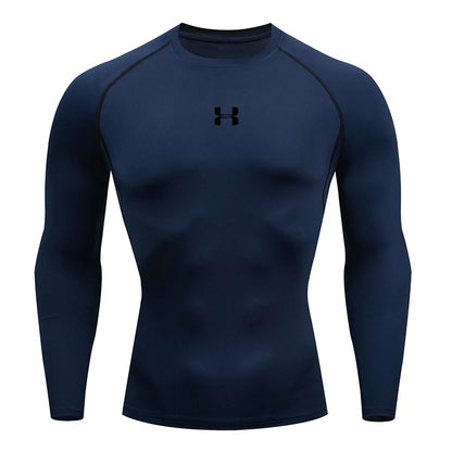 Men's Long Sleeve Sports Top – Compression and Optimal Support 