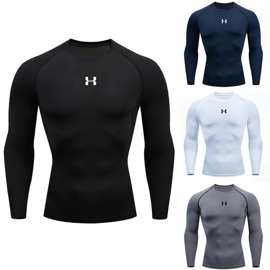 Men's Long Sleeve Sports Top – Compression and Optimal Support 