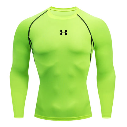 Men's Long Sleeve Sports Top – Compression and Optimal Support 