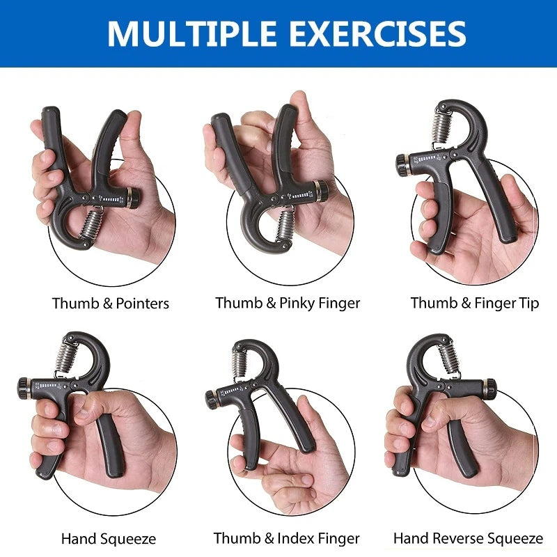 Adjustable R-Shaped Hand Grip – Wrist and Forearm Strengthener – Resistance 10-60 KG 