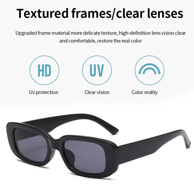 Unisex Retro Sunglasses – UV Protection &amp; Vintage Style for Cycling 