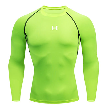 Men's Long Sleeve Sports Top – Compression and Optimal Support 