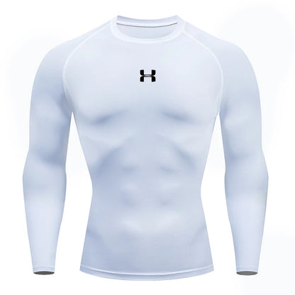 Men's Long Sleeve Sports Top – Compression and Optimal Support 