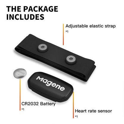 Magene H303 Heart Rate Monitor – Bluetooth/ANT+ Chest Strap 