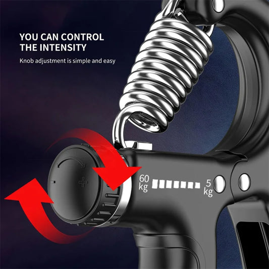 Adjustable R-Shaped Hand Grip – Wrist and Forearm Strengthener – Resistance 10-60 KG 