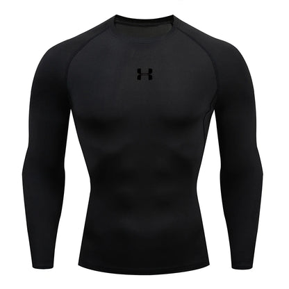 Men's Long Sleeve Sports Top – Compression and Optimal Support 