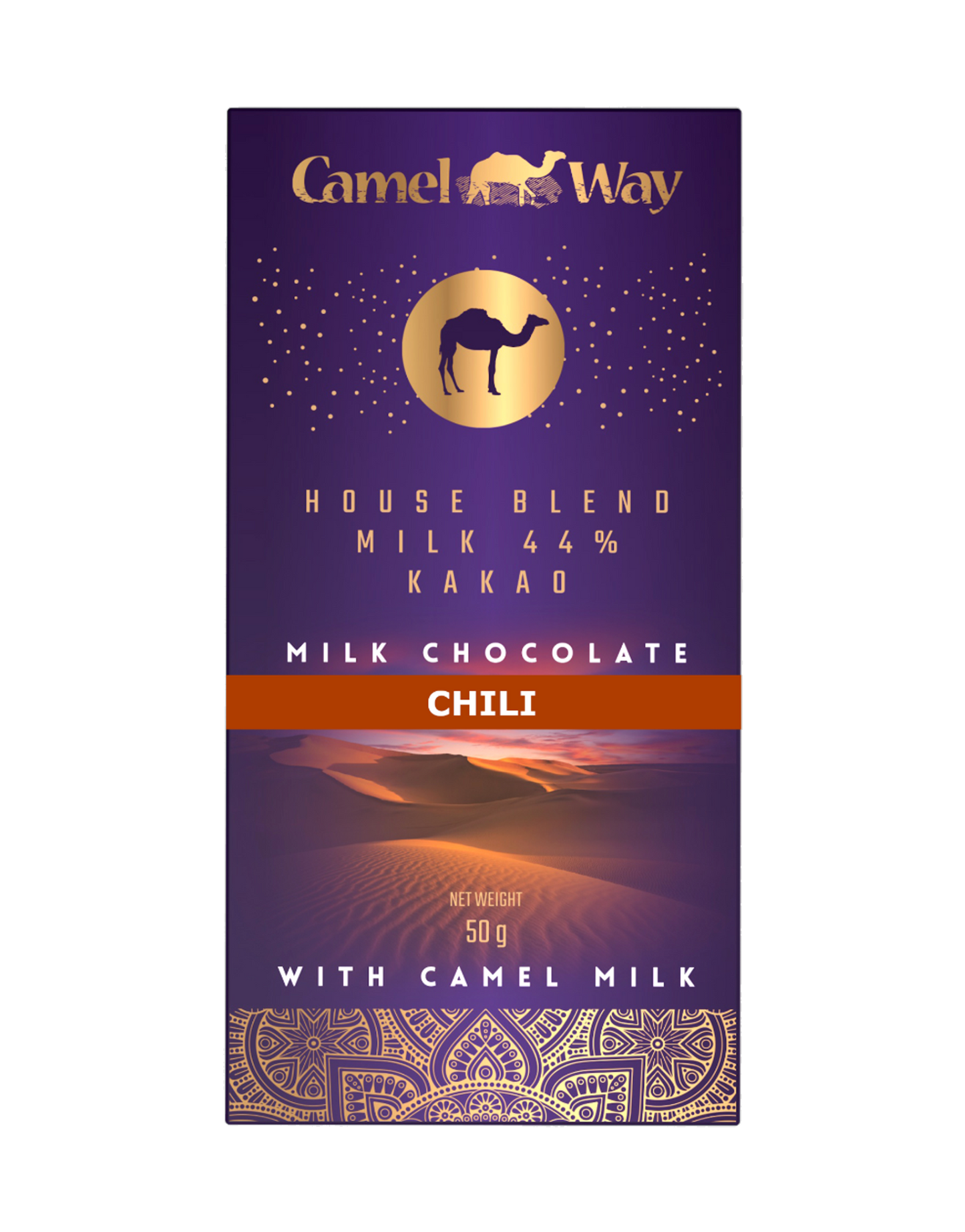 Handmade Camel Milk Chocolate with Chilli | 44% Cocoa-4