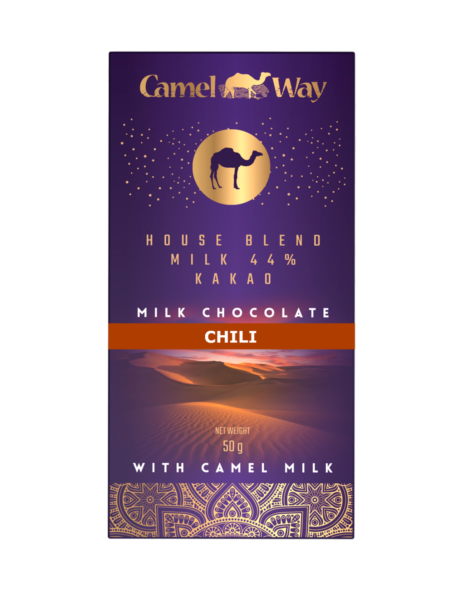 Handmade Camel Milk Chocolate with Chilli | 44% Cocoa-4