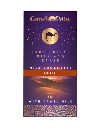 Handmade Camel Milk Chocolate with Chilli | 44% Cocoa-4
