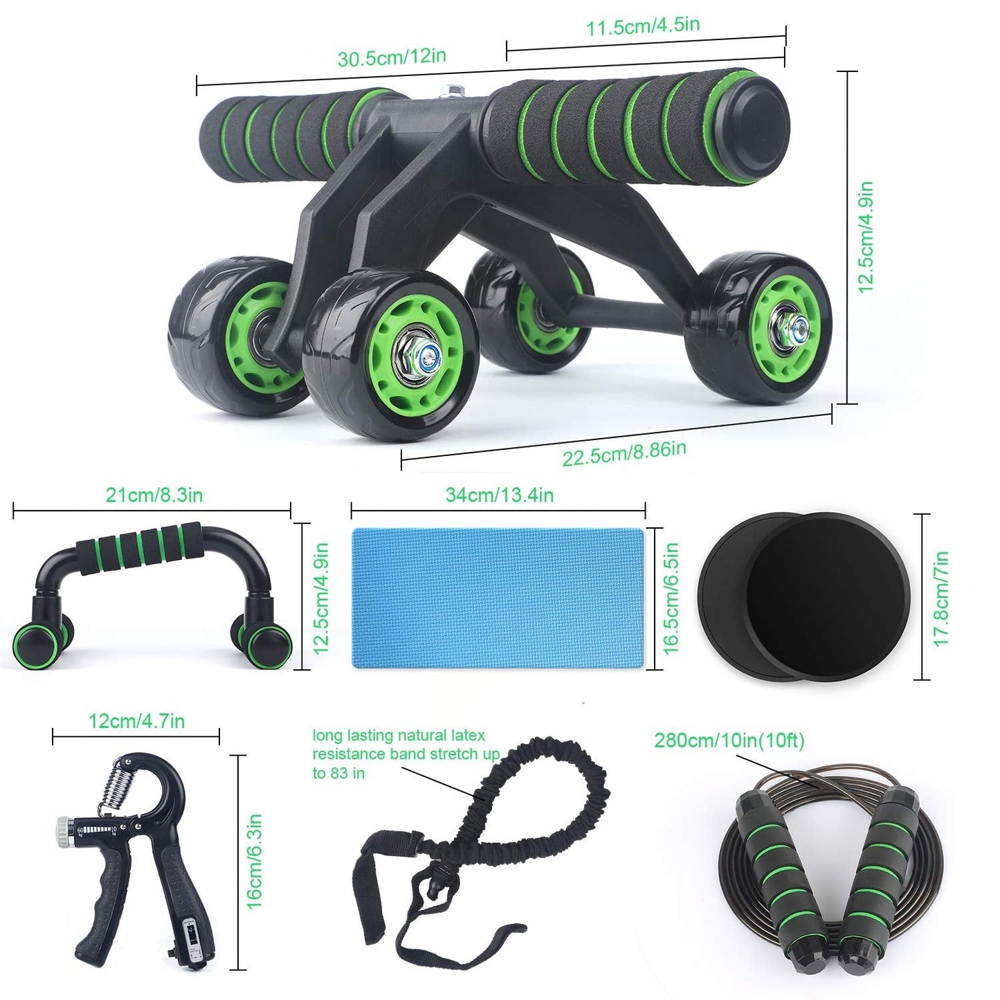 10-in-1 Fitness Kit – The Ultimate Equipment to Boost Your Performance 